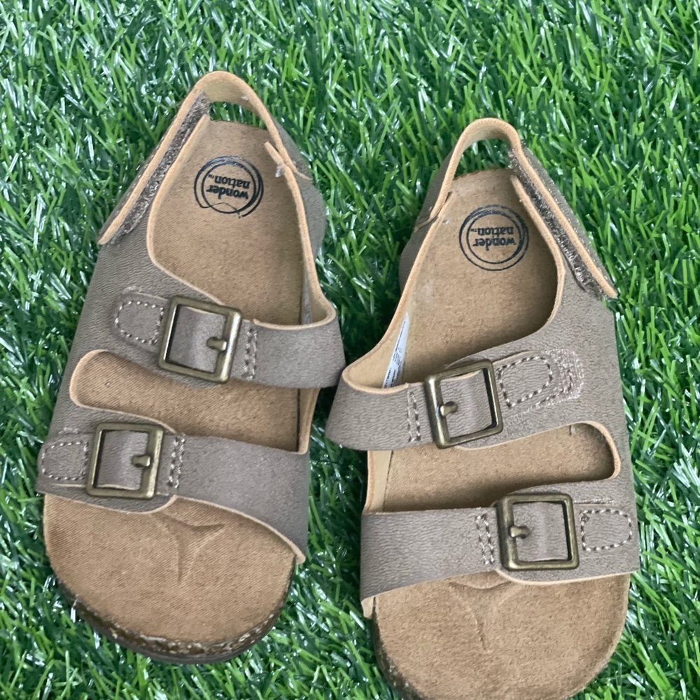 Wonder Nation Tan Kids Sandals